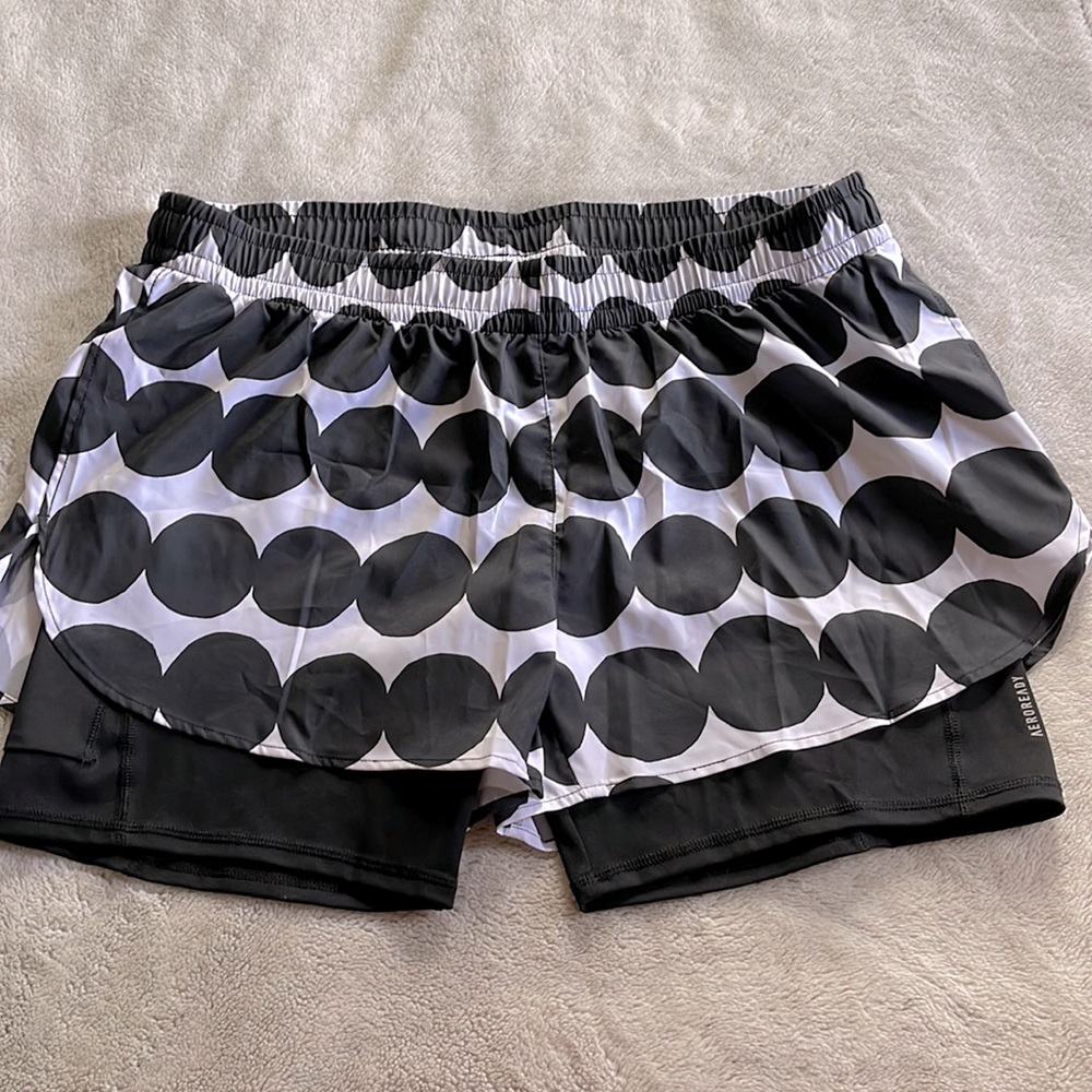 Adidas Marimekko polka dot running shorts